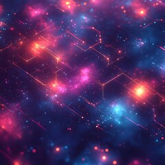Fototapeta premium Abstract data digital technology futuristic artwork high resolution hd background