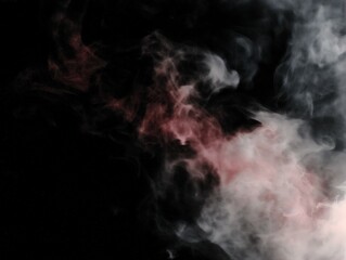 Fototapeta premium pink smoke overlay on dark background