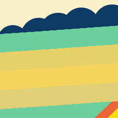 Aesthetic Pastel Abstract Artsy Vector Background