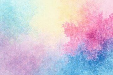 Obraz premium Soft pastel watercolor wash, dreamy abstract blend, cloud, artistic, peaceful