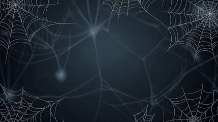 Spiderweb design intricate and themed around Halloween