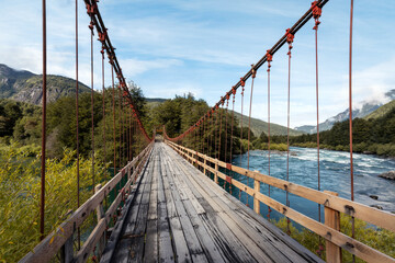 Obraz premium Top Gear Bridge in Patagonia