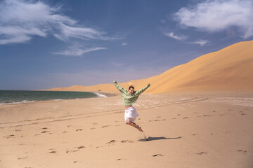 Lost in the beauty of the desert, found in the rhythm of the waves