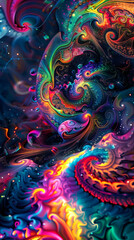 Immersion Into The Psychedelic Experience: A Visual Interpretation of Psilocybin Effects