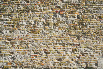 Stone brick wall in loft style