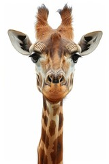 Obraz premium Enhance your childs room with this adorable giraffe plush pillow, perfect for adding charm and comfort to their decor