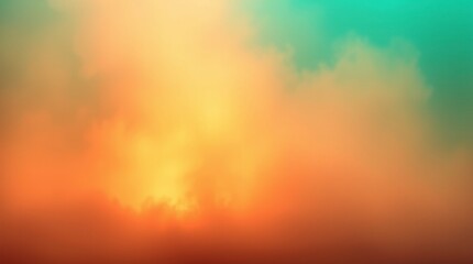 Obraz premium Golden Hour Sky Background Image Warm Sunset Colors