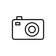 Camera icon vector. photo camera sign and symbol. photography icon.