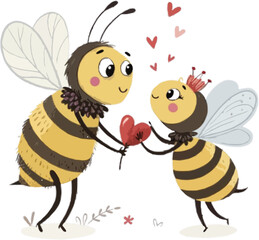 Bees Couple valentine’s day