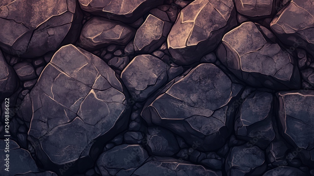 Poster abstract stone texture background with intricate crack patterns design