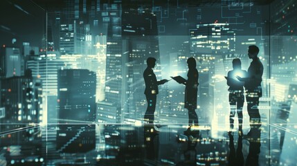 Strategic Collaboration in a Futuristic Metropolis