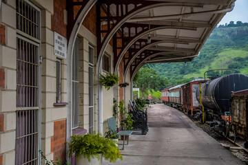 Umgeni steam railway station in Inchanga Durban runs steam train and locomotive