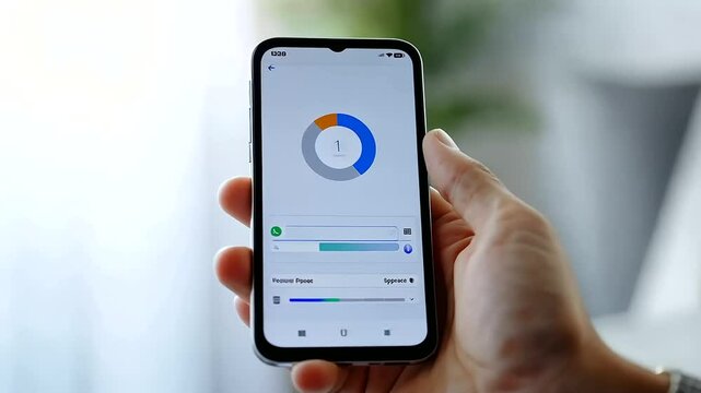 Checking Credit Score on Smartphone with a Sense of Relief