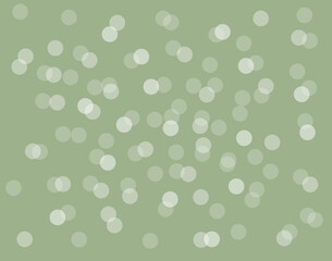 Green background with transparents dots. Design and circle pattern. Soft and dynamic illustration. Backdrop for sales.