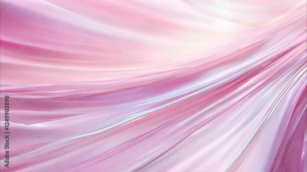Aufkleber a smooth, flowing abstract background featuring soft shades of pink and light hues, creating a fluid