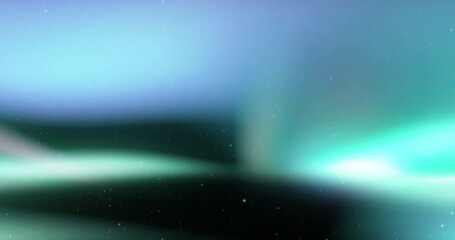 Fototapeta premium Image of stars and colourful shades over black background