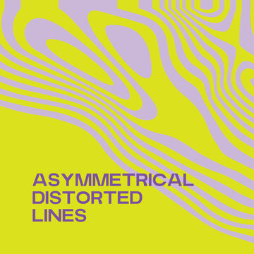 Asymmetrical distorted lines
