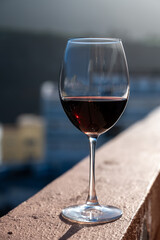 Wine making on bodegas wineries on volcanic soils of Mount Teide in Ycoden-Daute-Isora wine region...