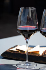 Wine making on bodegas wineries on volcanic soils of Mount Teide in Tacoronte-Acentejo wine region...