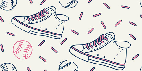 seamless pattern with shoes