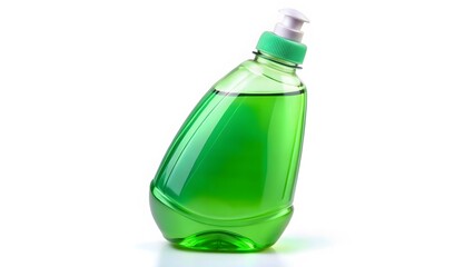 Green Dishwashing Liquid Bottle