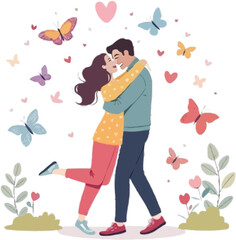 Couple valentine’s day