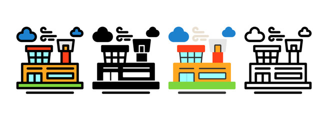 Set of Airport Icon