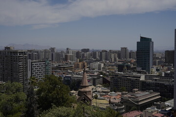 Fototapeta premium Santiago City View