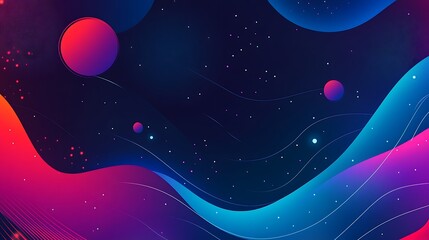 Abstract Cosmic Waves with Planets and Stars