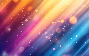 Colorful gradient background with light and shadow, a color palette of purple, blue, orange, pink, and yellow