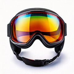 Snowboarding Goggles isolated on a white background background