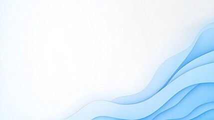 Soft blue wave patterns gently flowing across a light background, creating a serene atmosphere