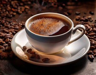 Obraz premium Obsessed with the aroma of freshly roasted beans