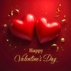 14 feb valentines day post card design