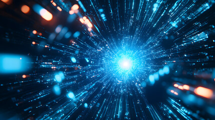 Dynamic visualization of digital data streams representing advanced scientific concepts