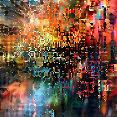 Illustrative Representation of Pixel Density and Image Resolution in DPI Measurement