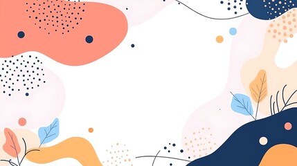 Abstract floral background design