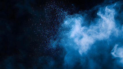 Fototapeta premium Captivating view of misty dense forest with lush green foliage and sunlight filtering through