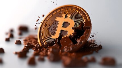 Bitcoin Crashing into Chocolate: A Cryptocurrency Meltdown