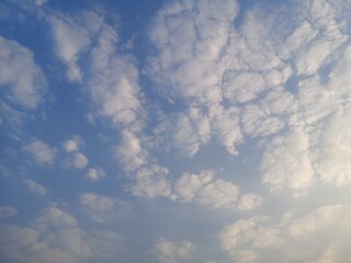 blue sky with clouds