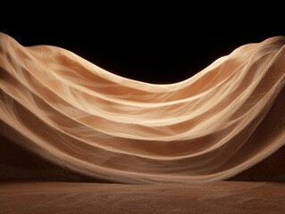 Obraz premium Abstract sand dune wave background.