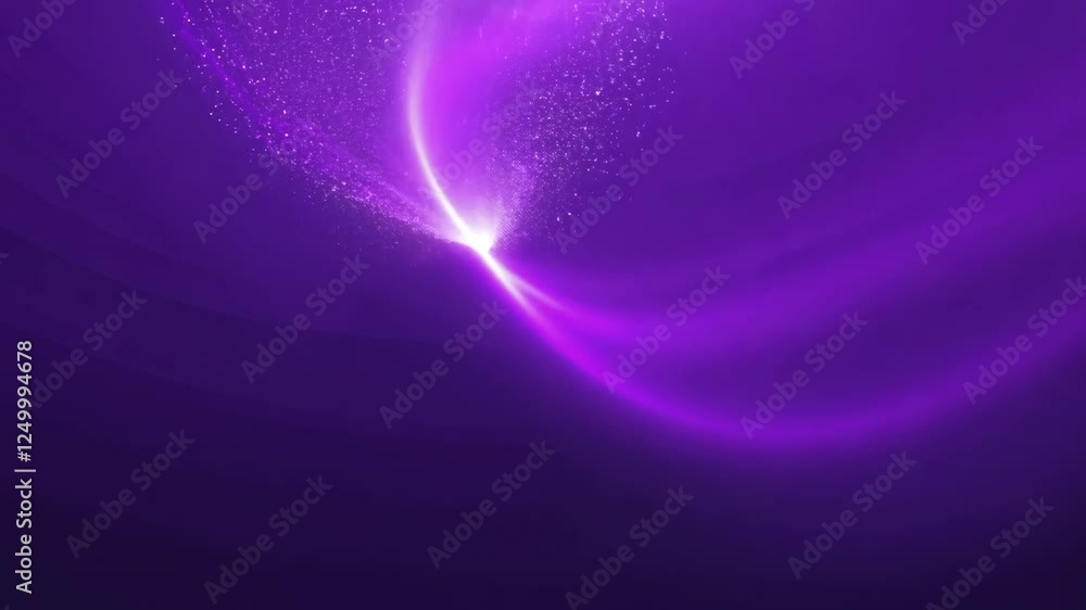 Aufkleber dark lavender gradient background with glowing particles for video projects and graphic design
