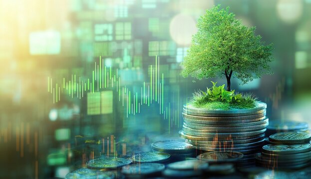 Growing Investments: Sustainable Finance, Green Economy, and Returns on Environmental Initiatives Thrive.