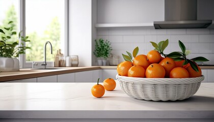 Mandarinen in einem Korb
