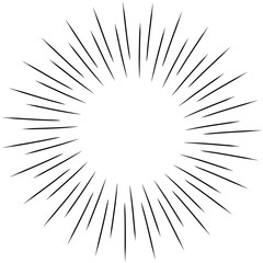 Fototapeta premium flash explosion radial lines background. illustration superhero design. Bright black light strip burst. Flash ray blast glow. Speed lines Manga frame. Anime