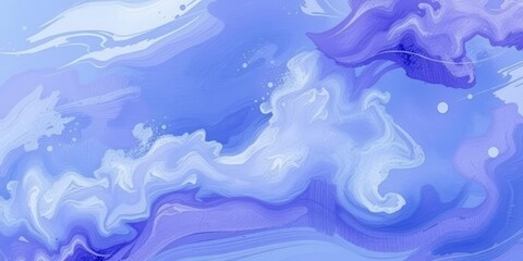 Fototapeta premium A unique blend of blue and purple hues swirl together in a captivating abstract background with wispy brushstrokes, swirlpattern, etherealstyle
