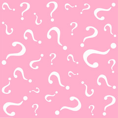 Question Marks Pattern Background