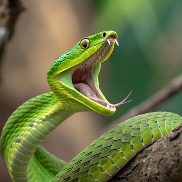 green tree python