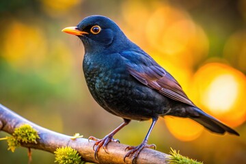 Naklejka premium Majestic ravens and crows: captivating black bird photography showcasing dark feathers, avian wildlife, and nature's beauty.