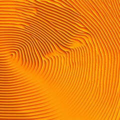 Abstract Orange Fingerprint Texture Background